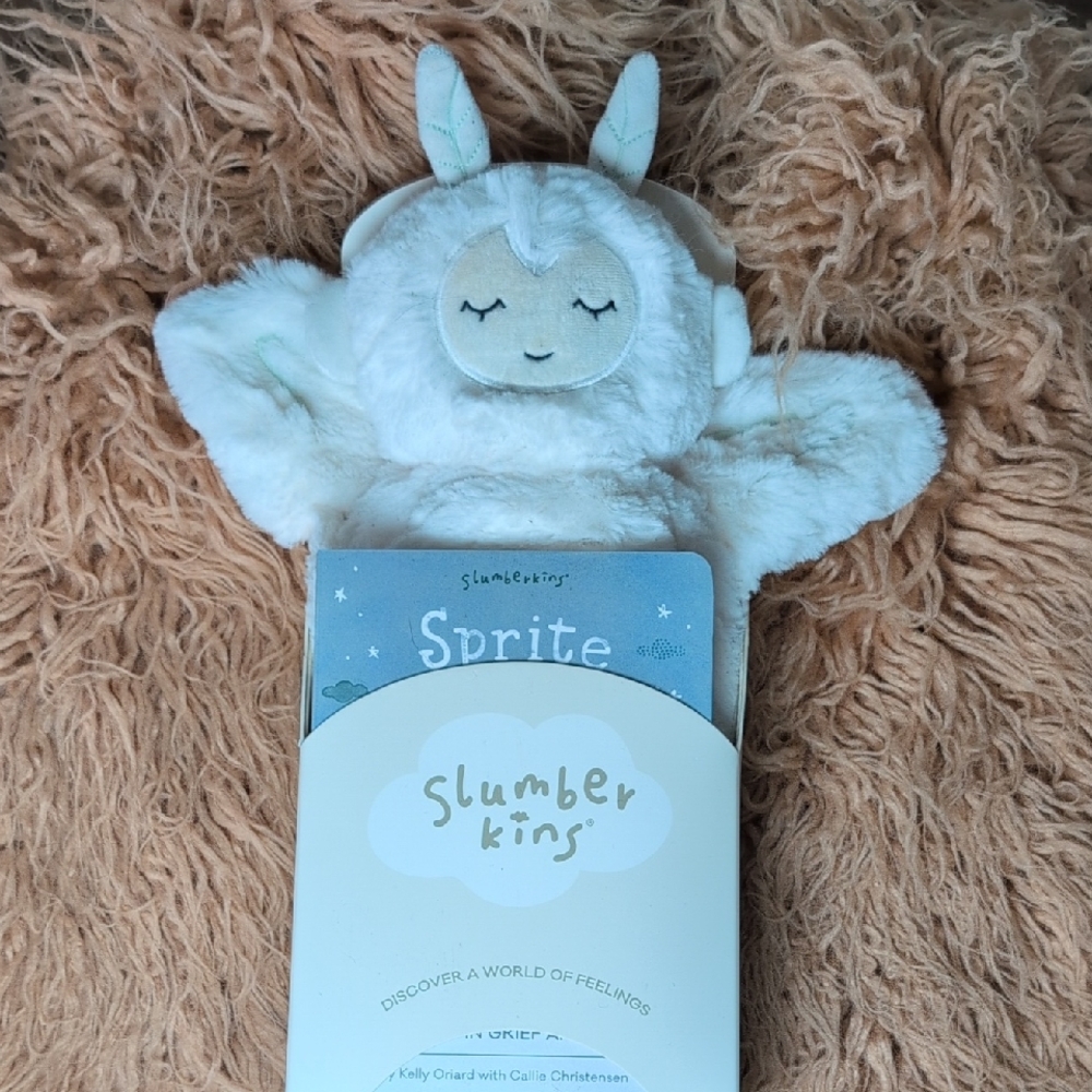 Slumberkins Sprite Kin Plush Toy Board Book Affirmation Card Sold out New Resili